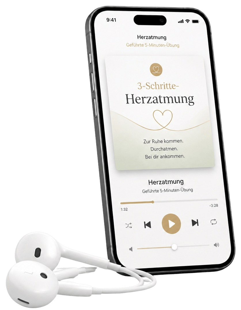 3-Schritte-Herzatmung – geführte 5-Minuten-Übung auf dem Smartphone